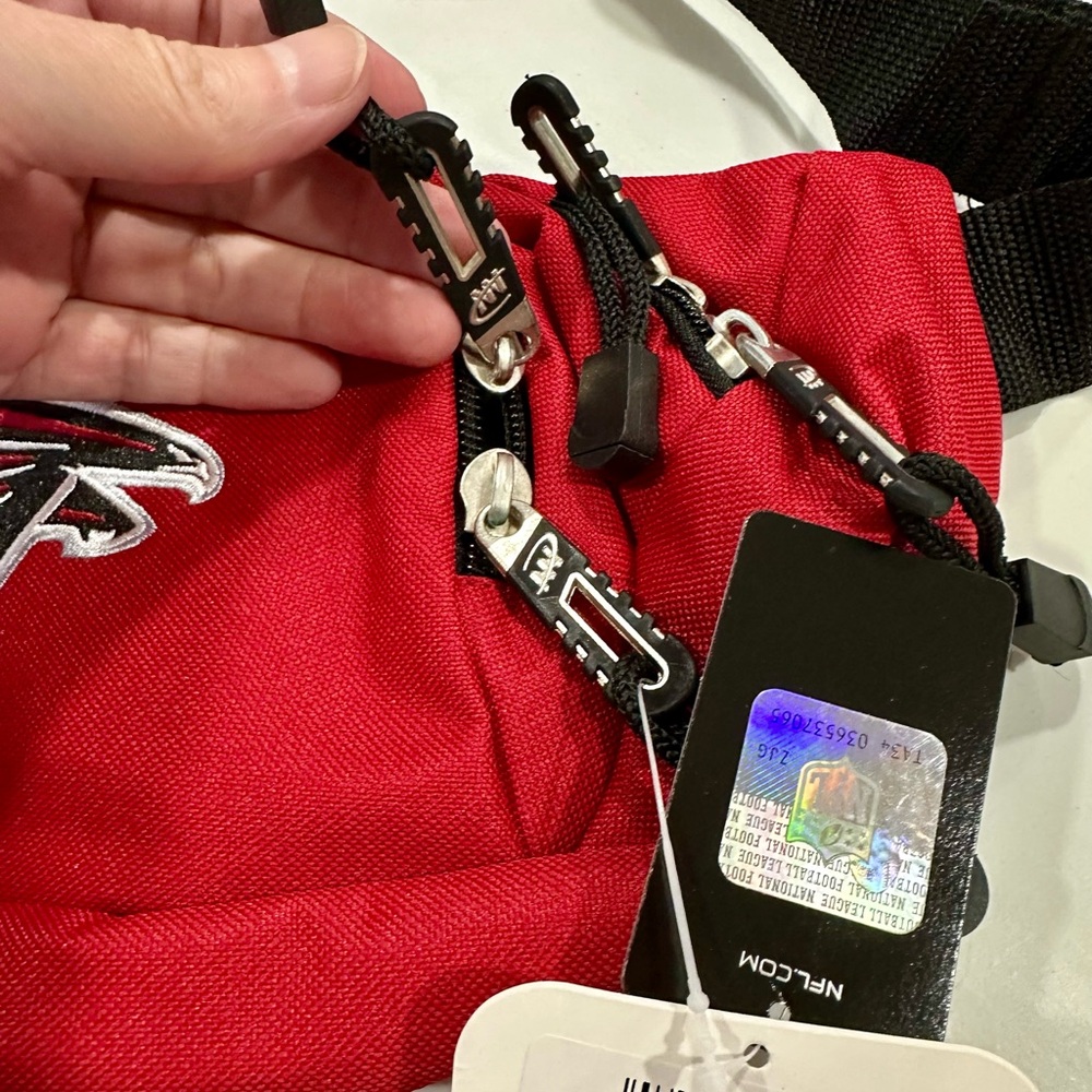 NFL Red Atlantic Falcons Fanny pack/sling bag - Picture 3 of 6